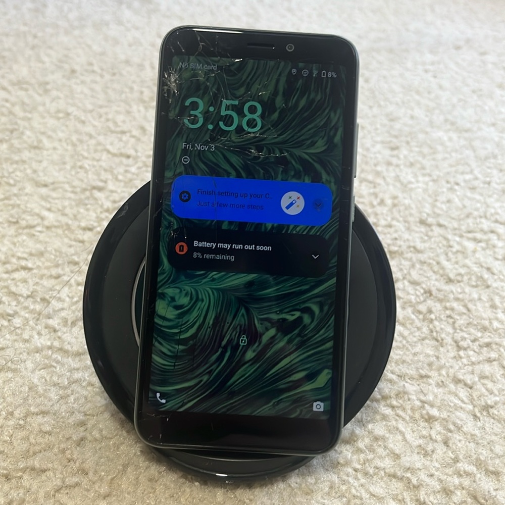 Cricket Debut Smart 32 GB Android 12 | CRICKET | Cracked screen